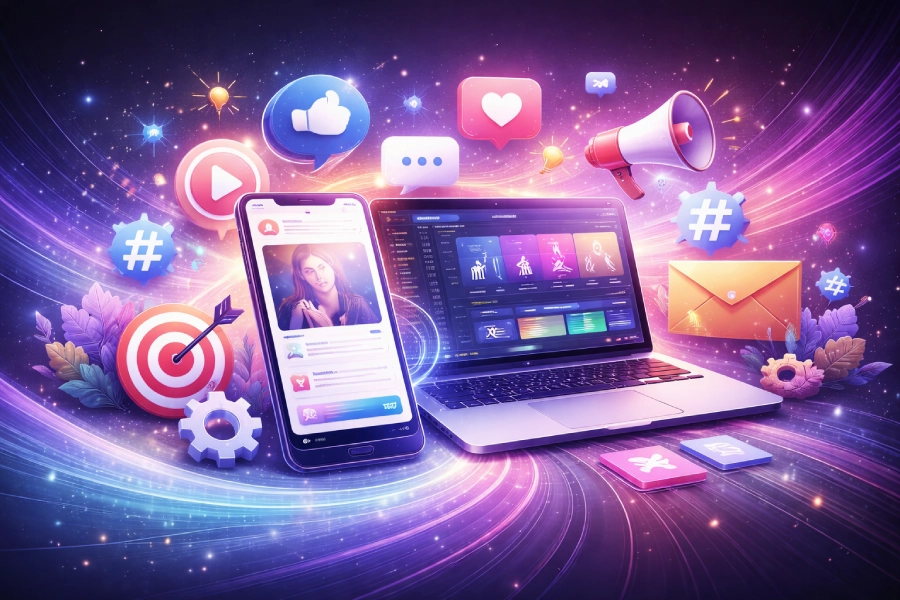 Content and social media services