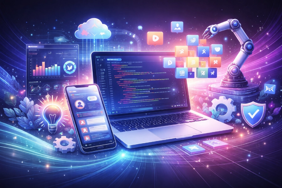 Software and app development services